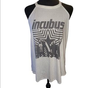 Incubus Women's White Graphic Tee